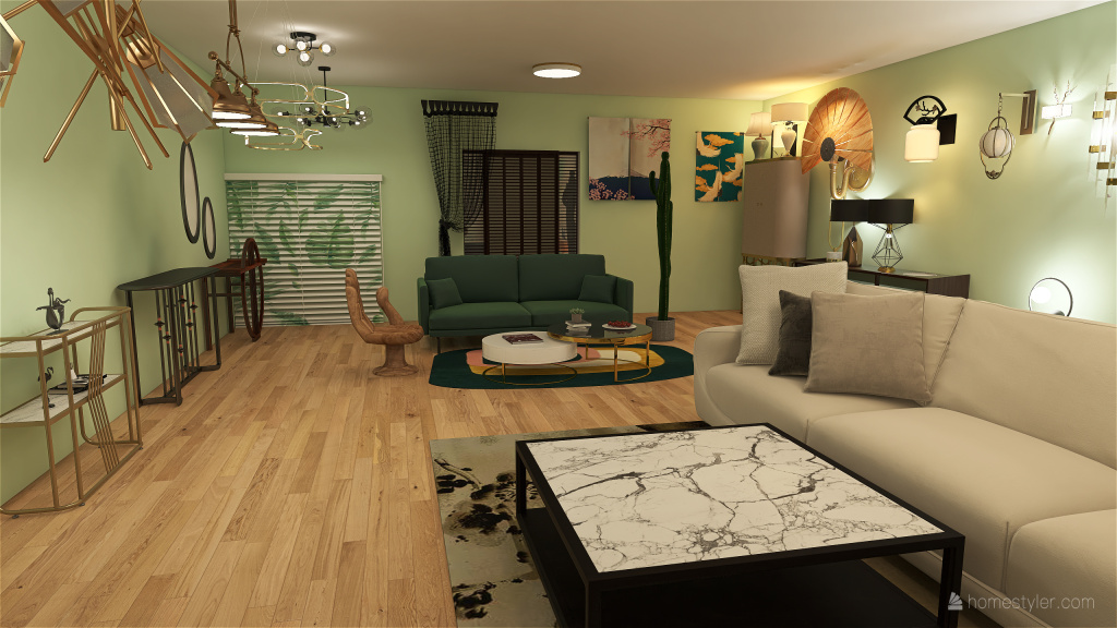 Mezzanine floor 3d design renderings