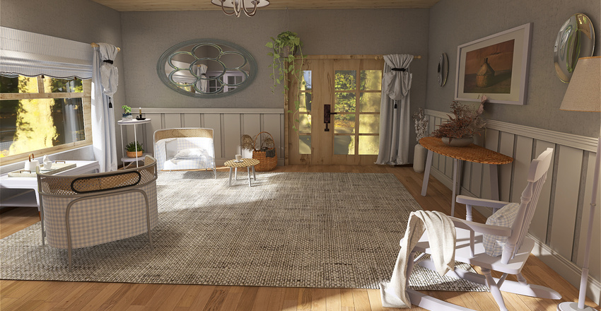 Living Room 3d design renderings