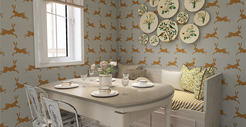 Rose's Romantic Cottagecore Home Interior Design Render