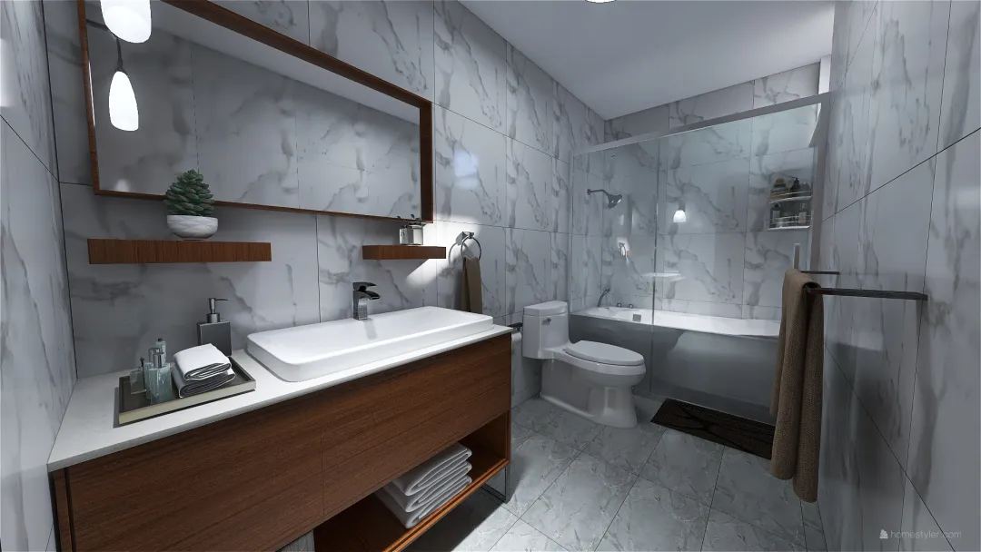 Baño Privado 3d design renderings