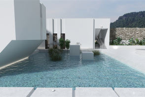 Modern Villa moderna Design Rendering