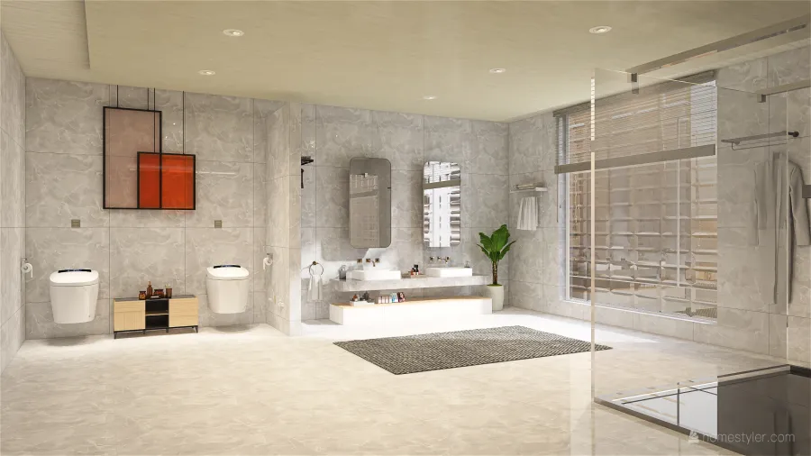NY Modern Penthouse 3d design renderings
