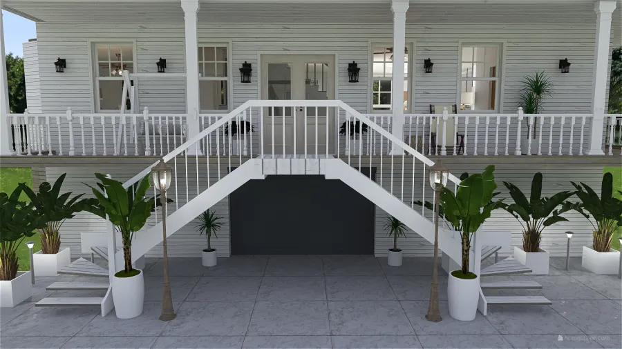 coastal house 3d design renderings