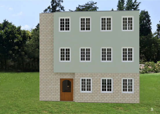 3story Row house Design Rendering