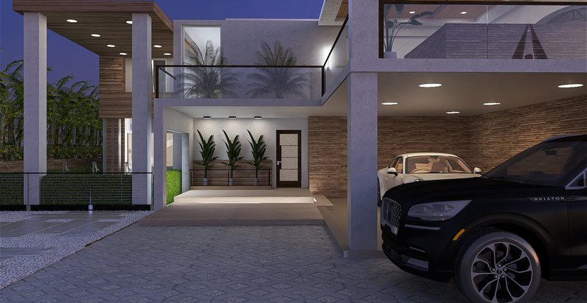 I LUXURY CALIFORNIA I Interior Design Render