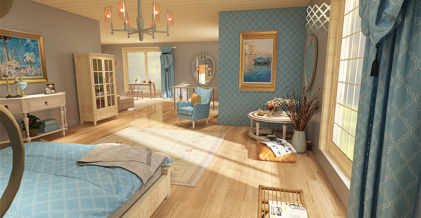 Bedroom 3d design renderings