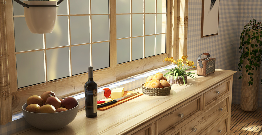 Kitchen 3d design renderings