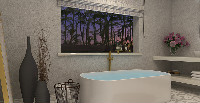 I LUXURY CALIFORNIA I Interior Design Render
