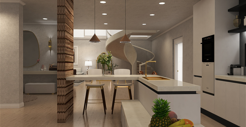 I LUXURY CALIFORNIA I Interior Design Render