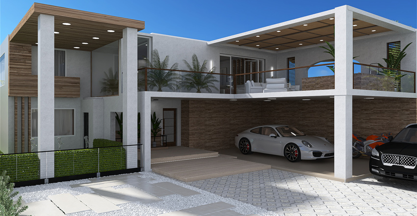 I LUXURY CALIFORNIA I Interior Design Render