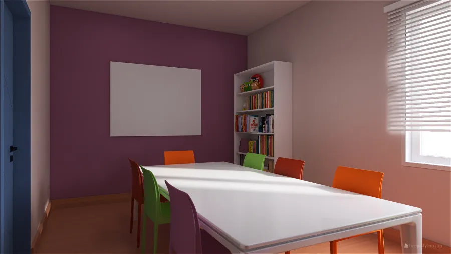 Classroom 1 3d design renderings