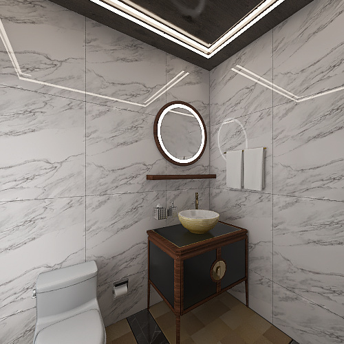 Comfort Room 3d design renderings