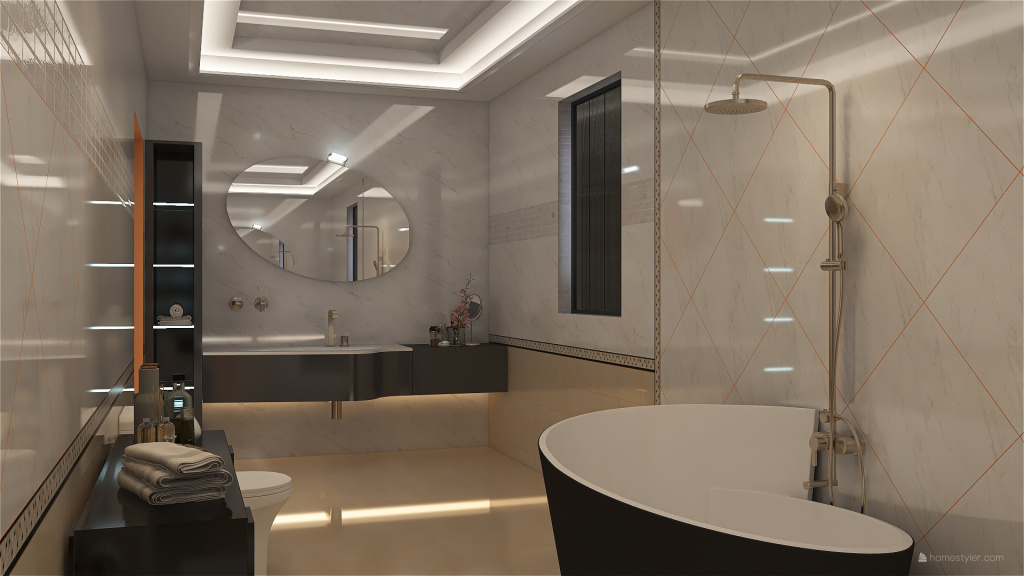 2Fl BR  Bath 2 3d design renderings