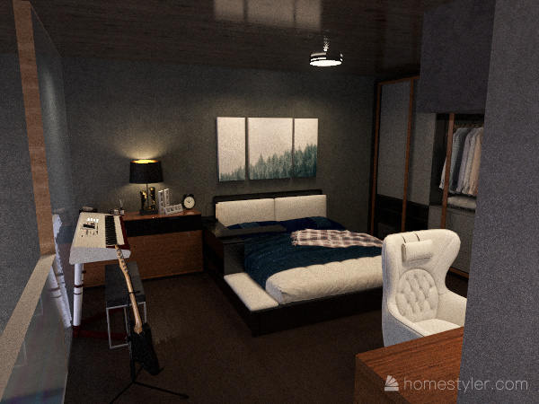 Matteo's Loft in OzzyDee's Residence 3d design renderings