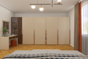 The master bedroom Design Rendering