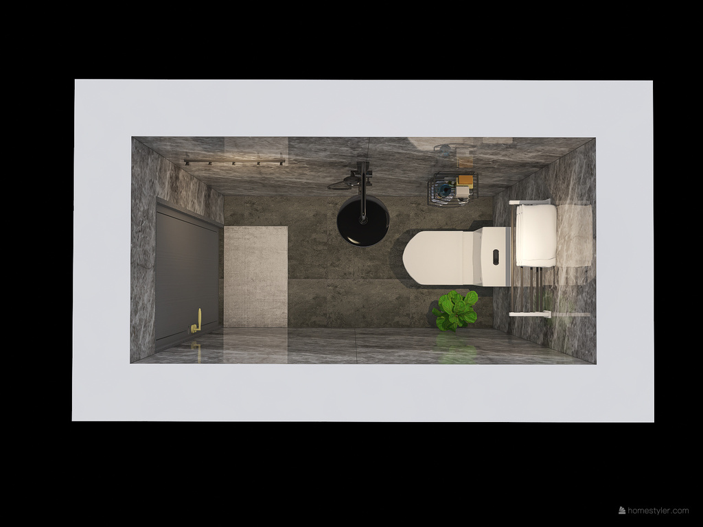 bathroom1x22 design ideas & pictures (2 sqm)Homestyler