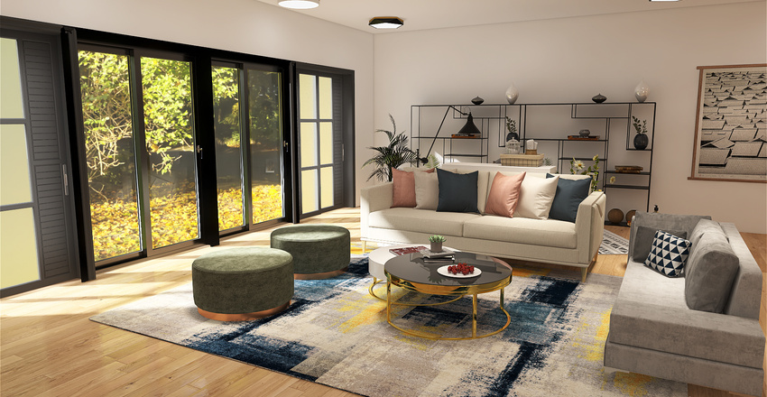 Forest Living Interior Design Render
