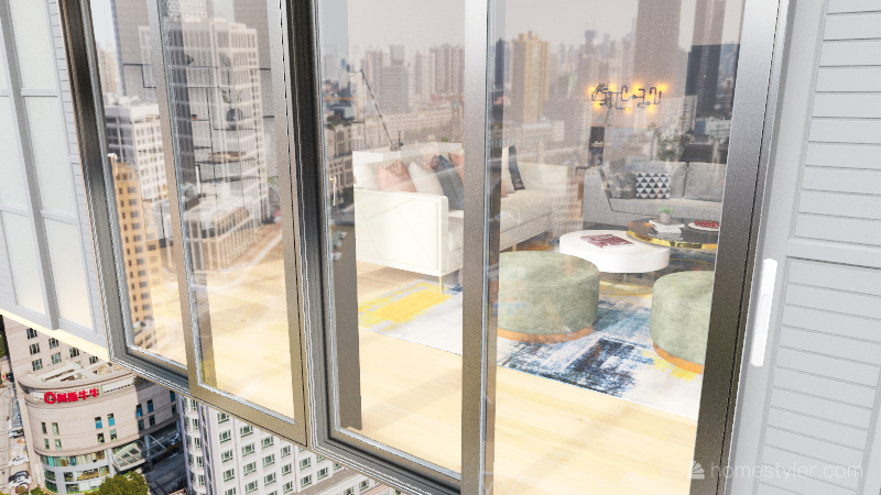 Forest Living Interior Design Render
