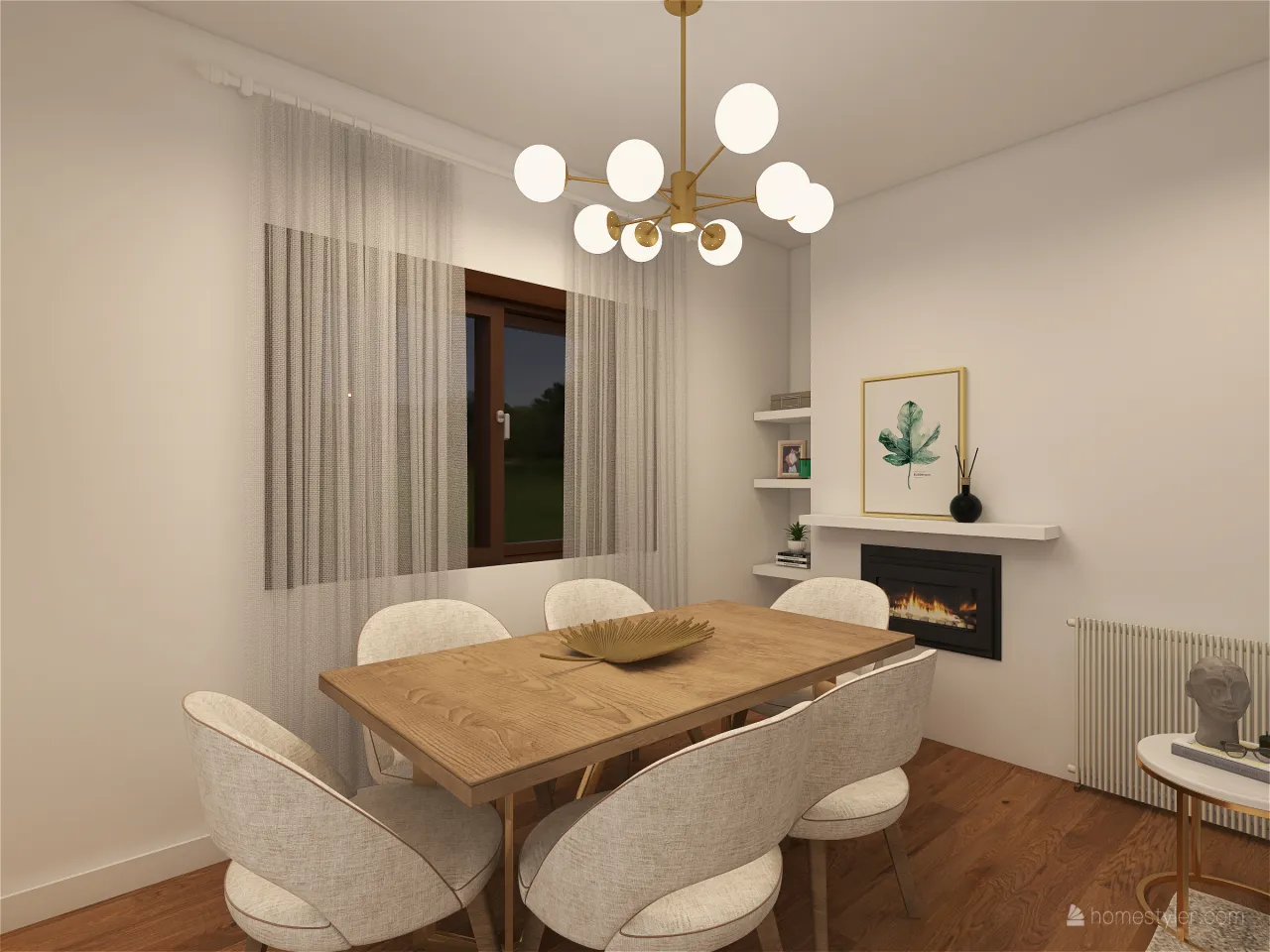 LivingDiningRoom 3d design renderings