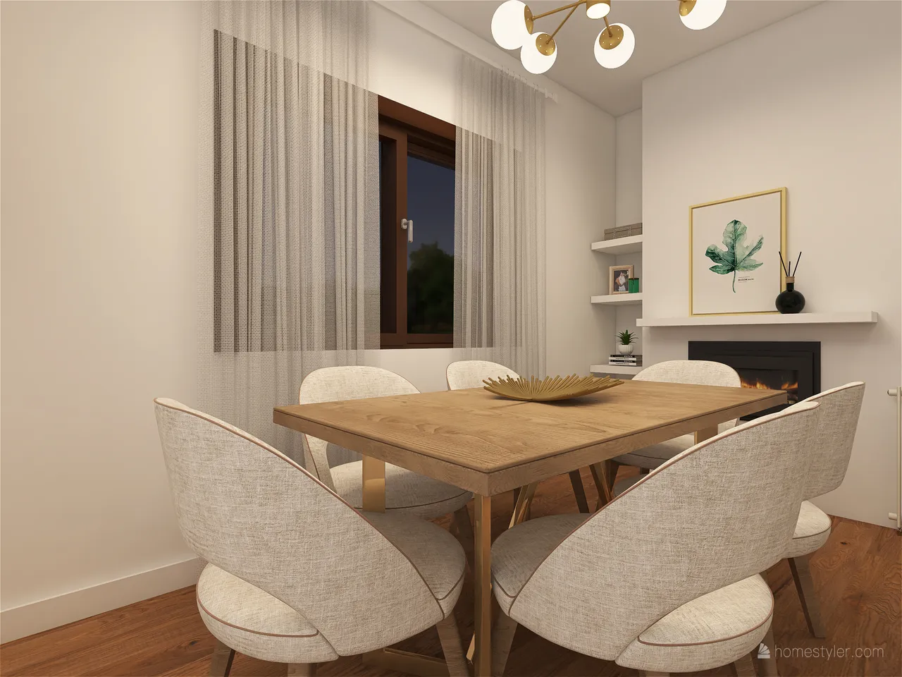 LivingDiningRoom 3d design renderings