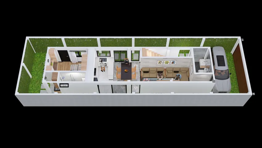 Casa de 2 pisos - 1ER. y 2DO. PISO (render interior) 3d design picture 168.49