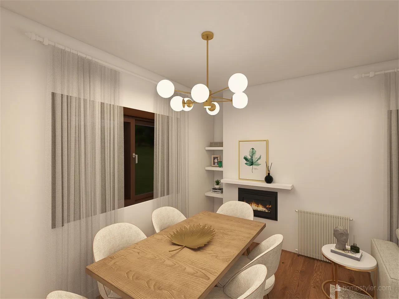 LivingDiningRoom 3d design renderings