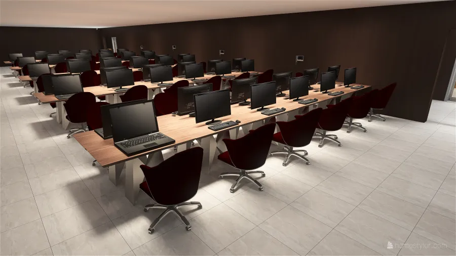 Sala Operacional 3d design renderings