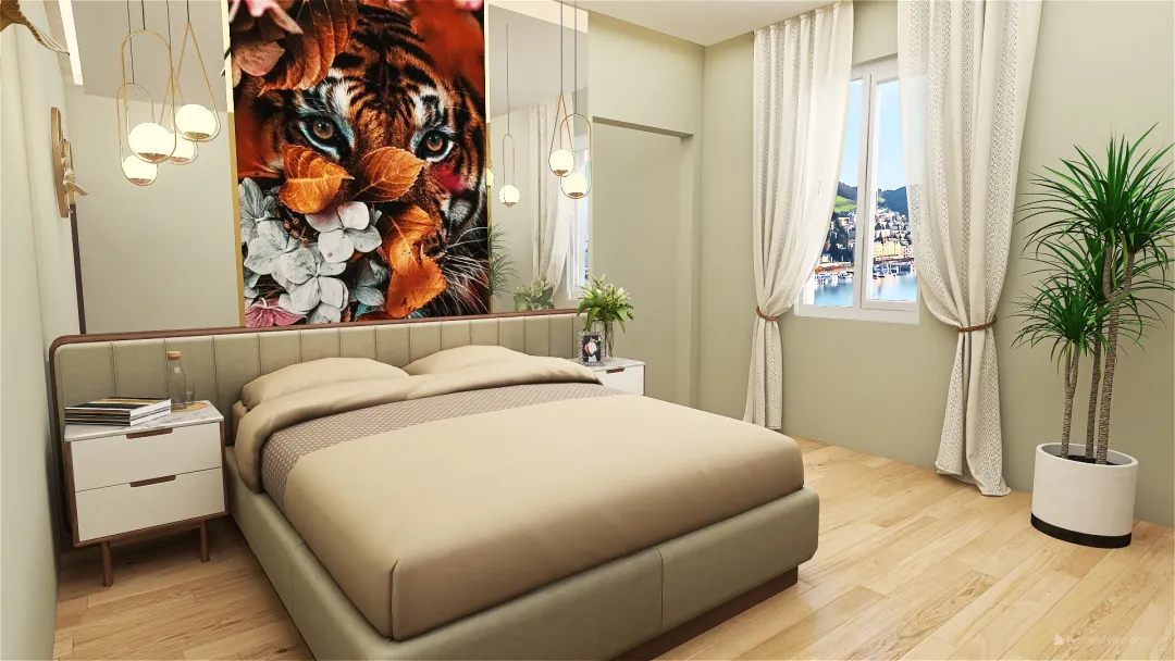 master bedroom 3d design renderings