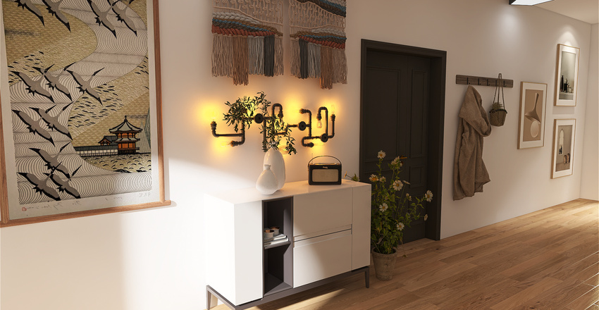 Forest Living Interior Design Render
