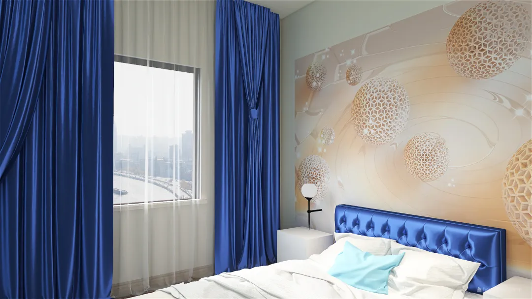 Copy of спальня заказчик ваниль 3d design renderings