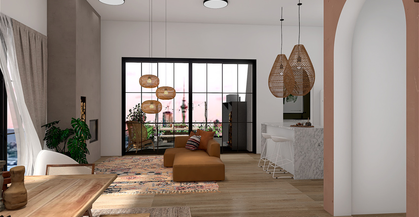 auckland dream uni house Interior Design Render