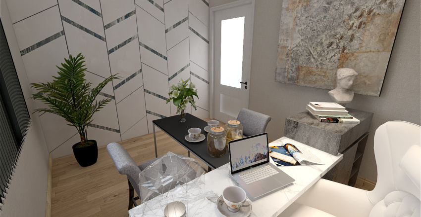 manager's office 3d design renderings