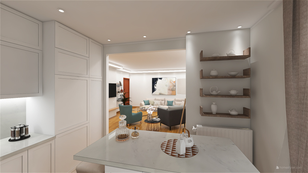 LAB_DROSIA_HOUSE RENOVATION_ATHENS Part III 3d design renderings
