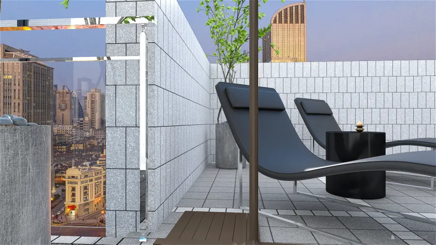 City Apartment, Shadow Grey 3d design renderings