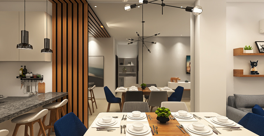 Apto 5H Interior Design Render
