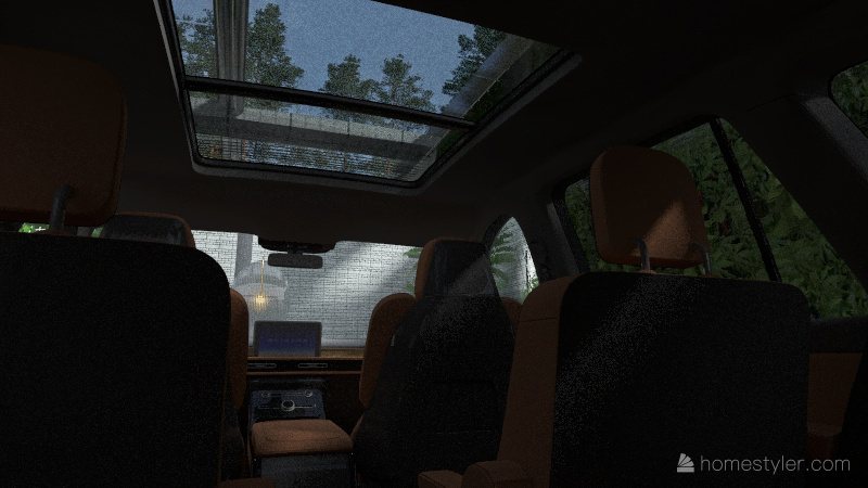 outdoor background Interior Design Render