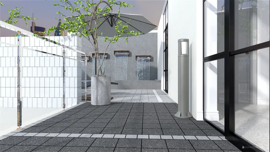 City Apartment, Shadow Grey 3d design renderings
