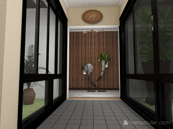 outdoor background Interior Design Render