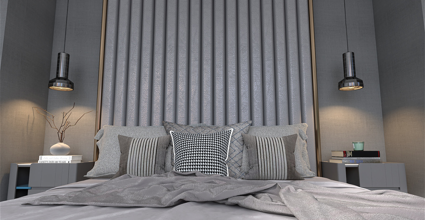 City Apartment, Shadow Grey Interior Design Render