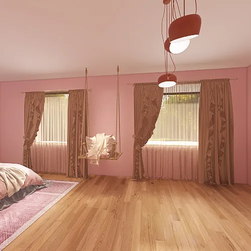 Kids bedroom #2 3d design renderings