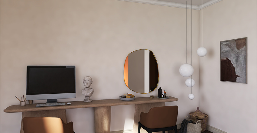 Italian Minimalism Interior Design Render