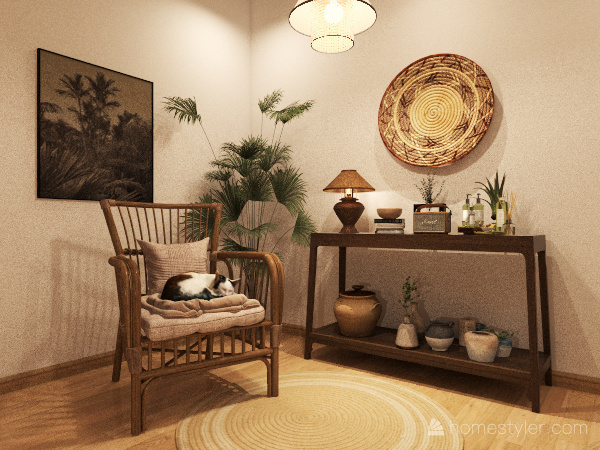 Interior Vignette 3d design renderings