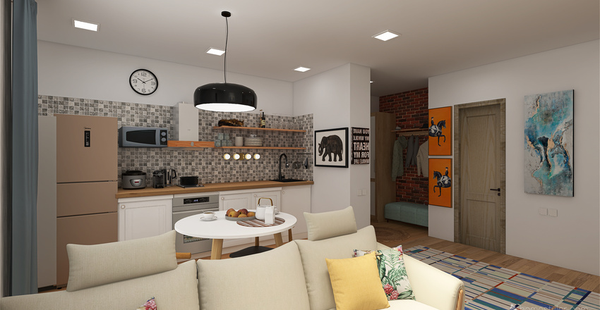 Minsk Levada Interior Design Render