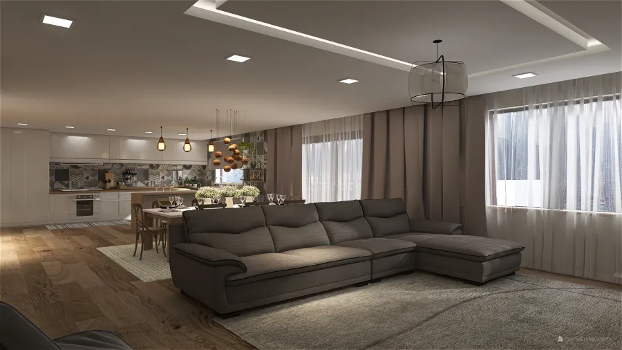 apartamento claro 3d design renderings