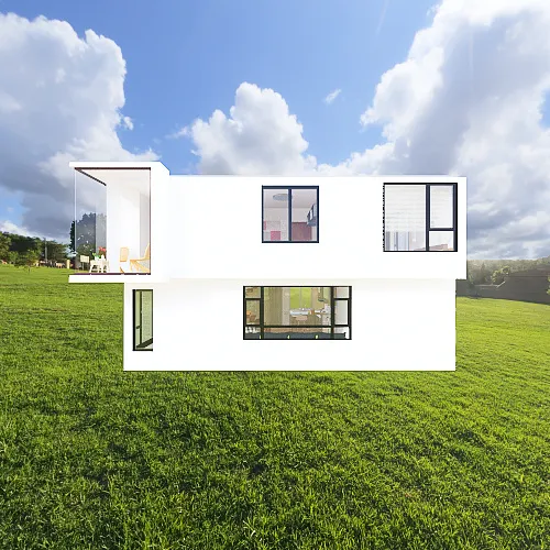 vivienda unifamiliar 3d design renderings