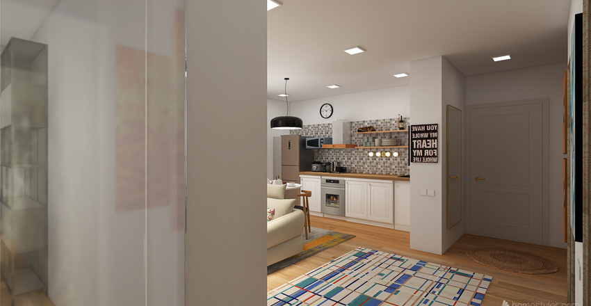 Minsk Levada Interior Design Render