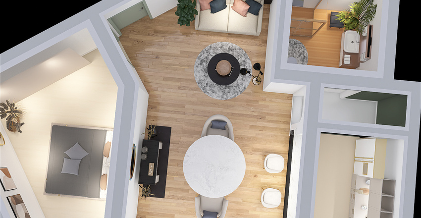 Room 3 - Honey home Interior Design Render