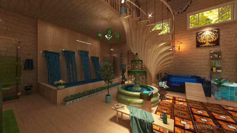 SPA 3d design renderings