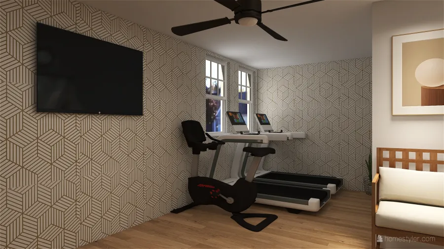 gym 3d design renderings