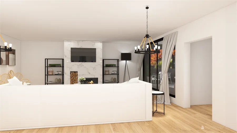 kitchen/dining room 3d design renderings